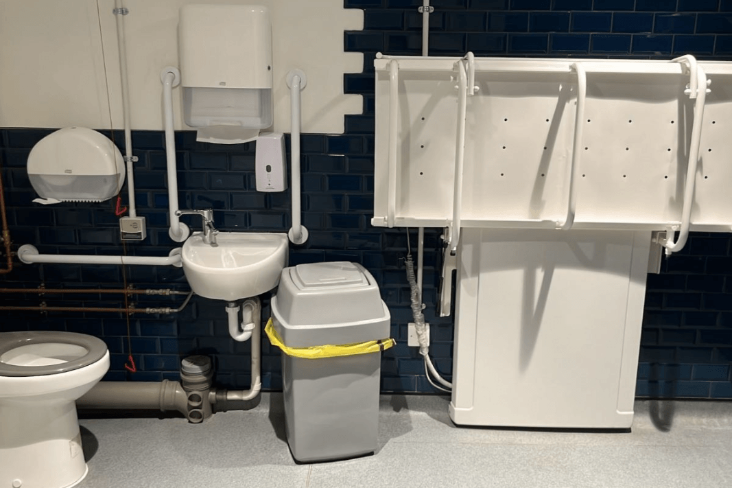Accessible toilet and changing facilities