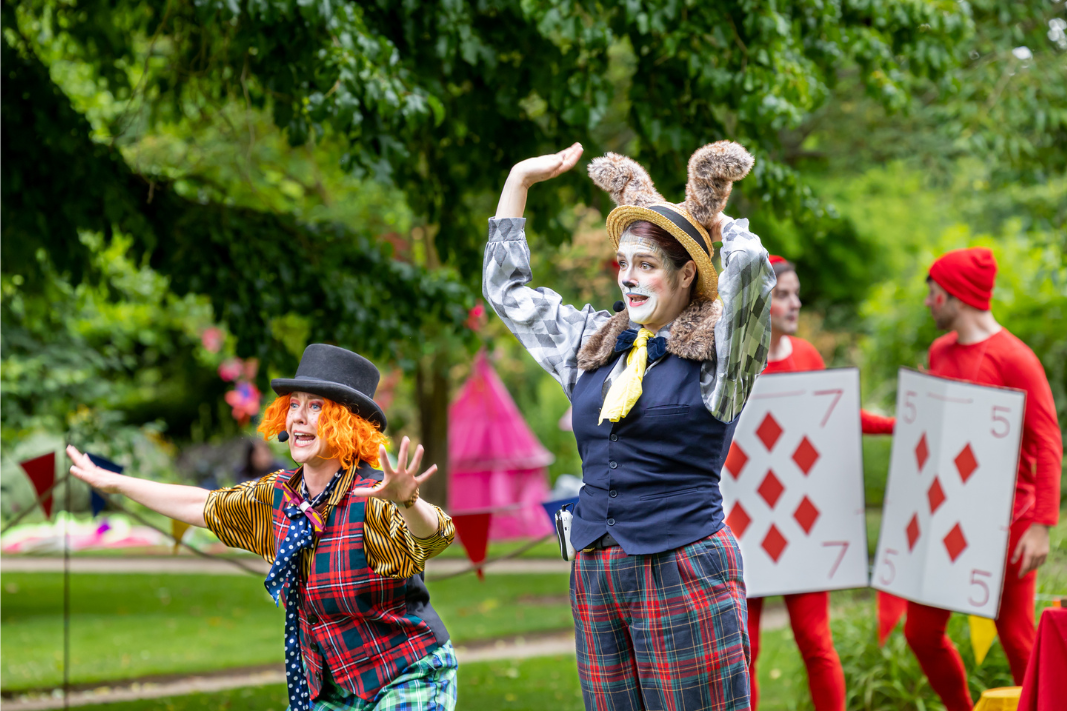 Alices Day Teatime Hatter Hare