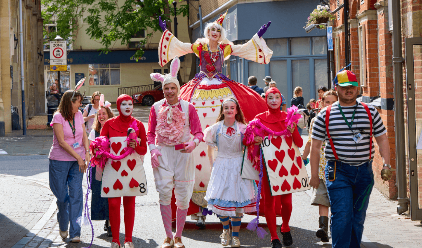 Characters on the move Alice 2025
