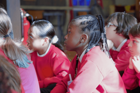 School Child No Visible Logos